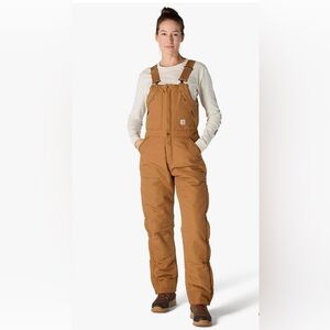 Carhartt WEATHERED DUCK
INSULATED BIBERALL LOOSE FIT- Small